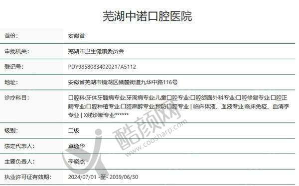 五、芜湖中诺口腔医院怎么预约: