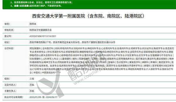 八、西安交通大学第一附属医院口腔科真实的患者评价如下: